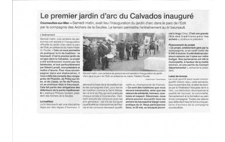 Inauguration Jeu et Défilé Courseulles sur Mer